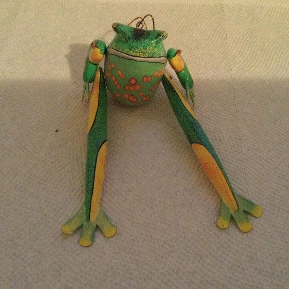 Frog ornament home decor Christmas tree ornament decor rare - Picture 6 of 8